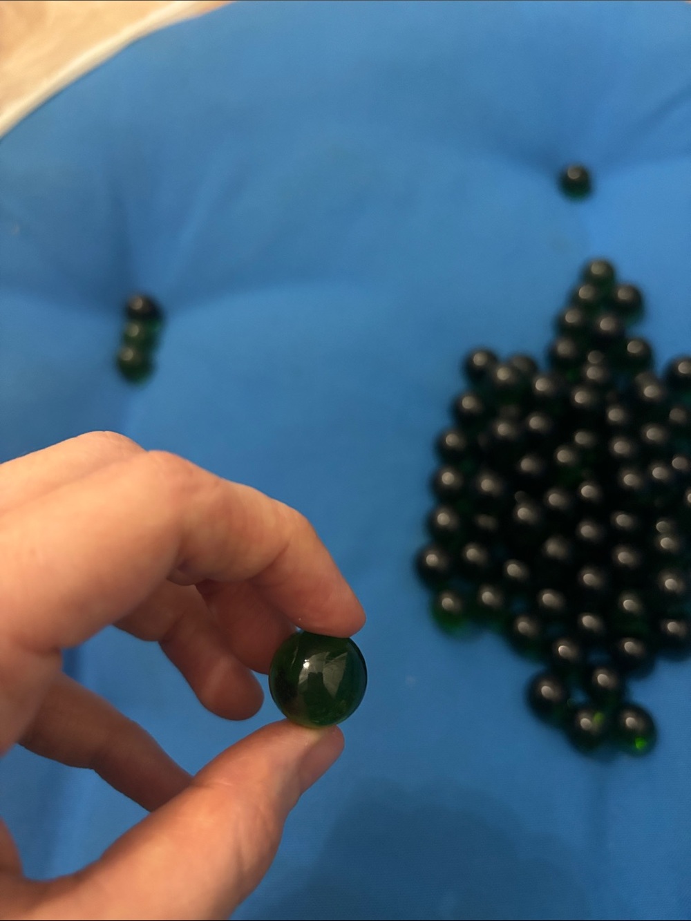 Marbles See Through Colored Dark/Light Green NWOTS - Picture 5 of 8